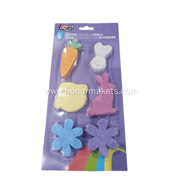 6PCS Easter chalk
